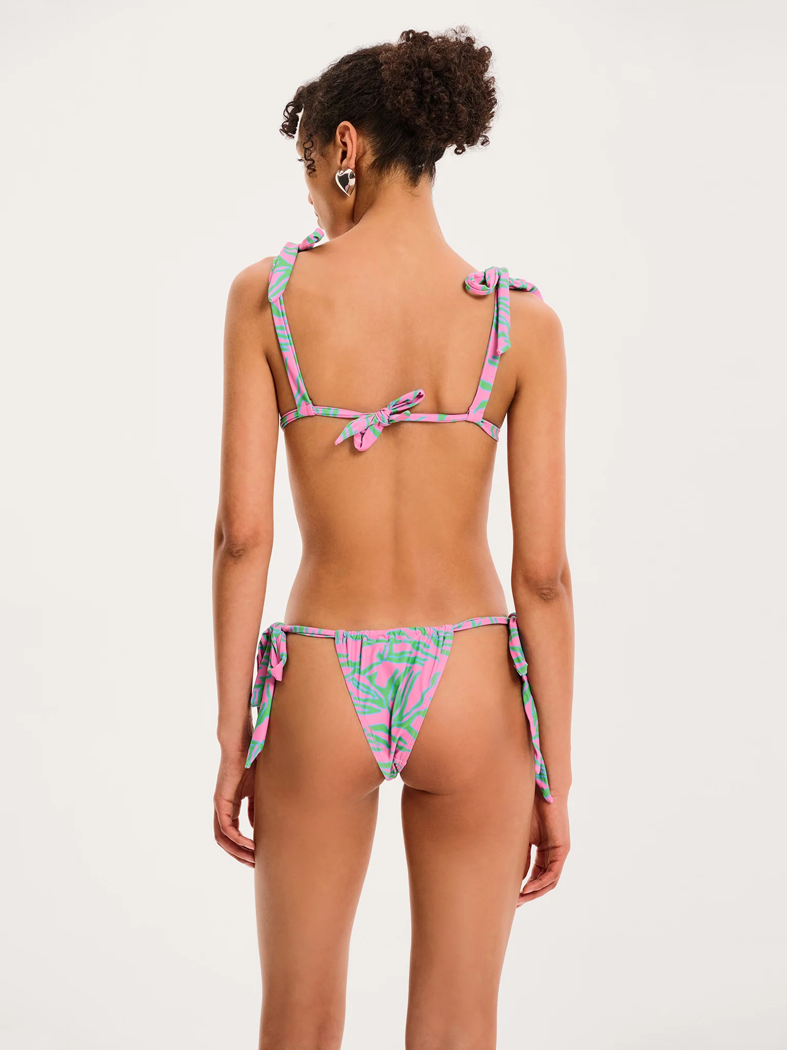 Ayla Tiger Print Bikini Bottom - Image 2