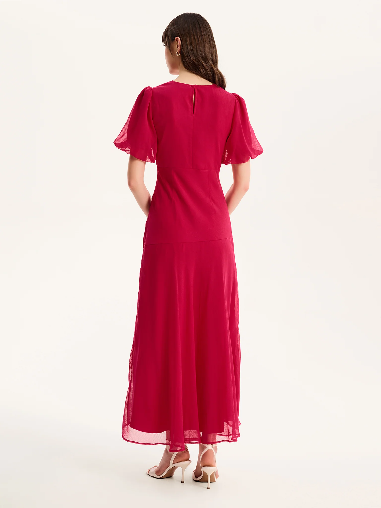 Nola Dress in Magenta - Image 4