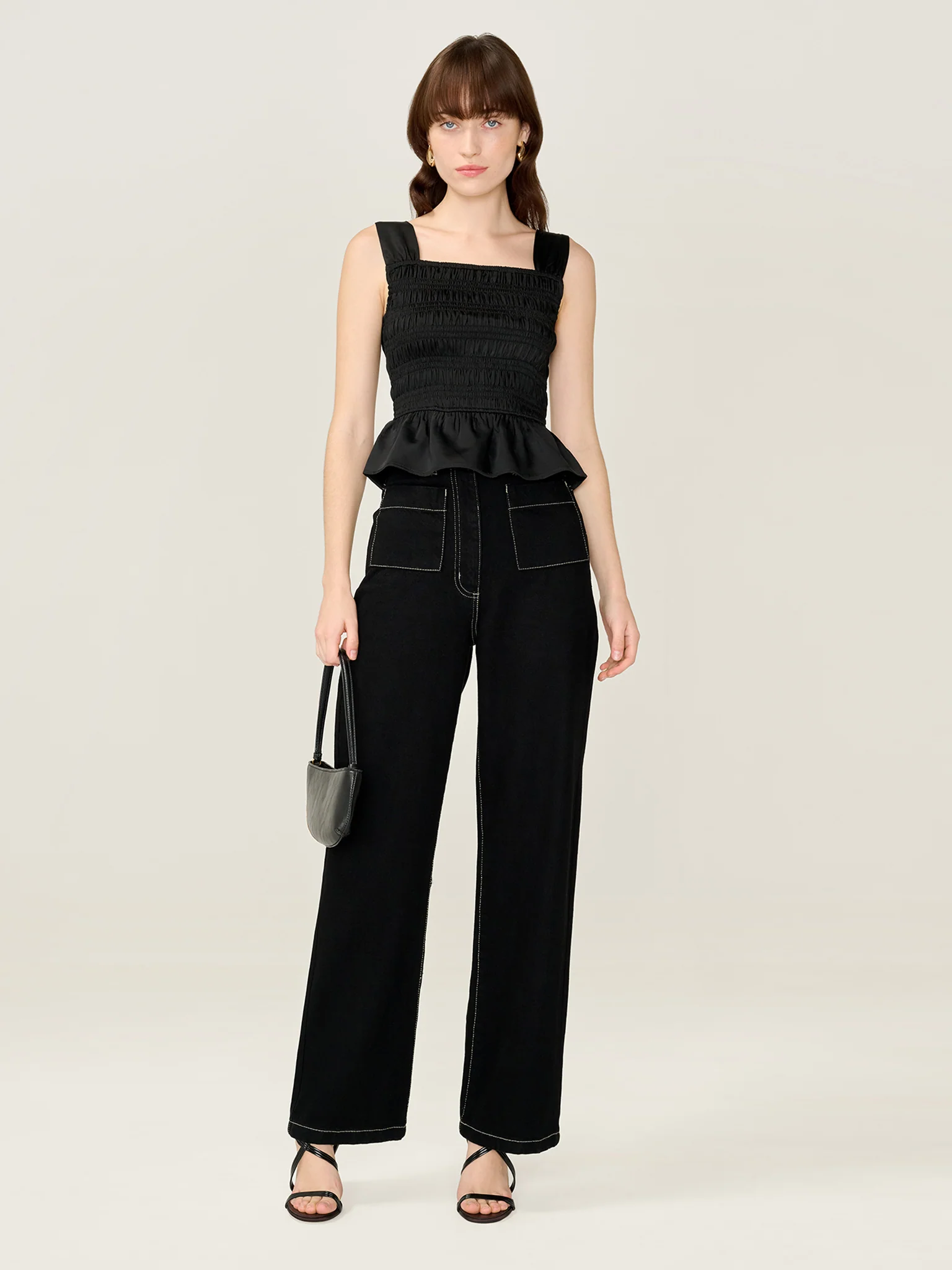 Rain Top in Black